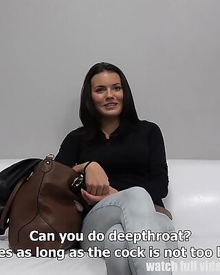 Stunning amateur gets interviewed and fucked at Czech castingReport this video