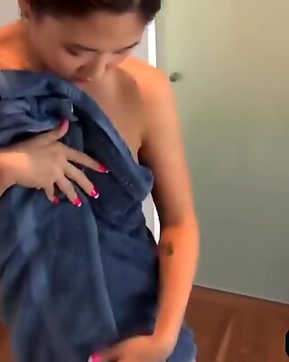 Asian Girlfriend Deepthroats Cock And Bangs In Doggy Style