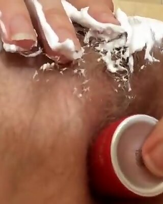 hairy pussy shaving cream