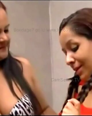 Brazilian mom letting her daugther eat her up